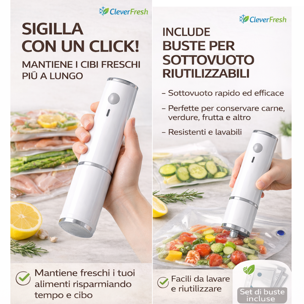 Sottovuoto portatile CLEVER FRESH